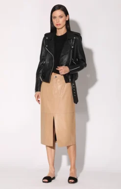 Jackets>Walter Baker Allison Jacket, Black-Leather