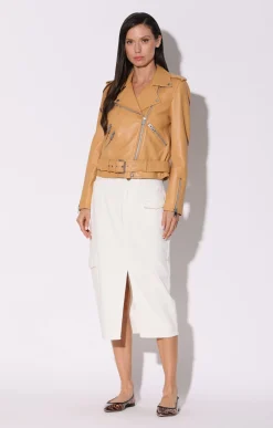 Leather>Walter Baker Allison Jacket, Macaroon-Leather