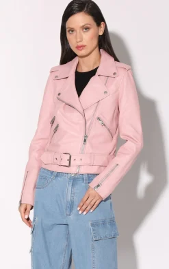 Leather>Walter Baker Allison Jacket, Taffy-Leather