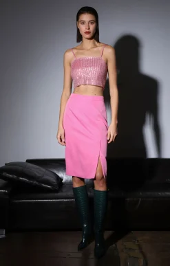 Tops>Walter Baker Chellie Top, City Sequin Rose