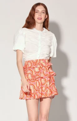 Bottoms>Walter Baker Christie Skirt, Orange Blossom