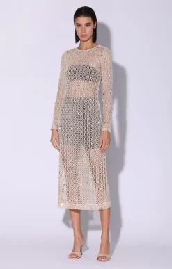 Dresses>Walter Baker Coco Dress, Crochet Sequin