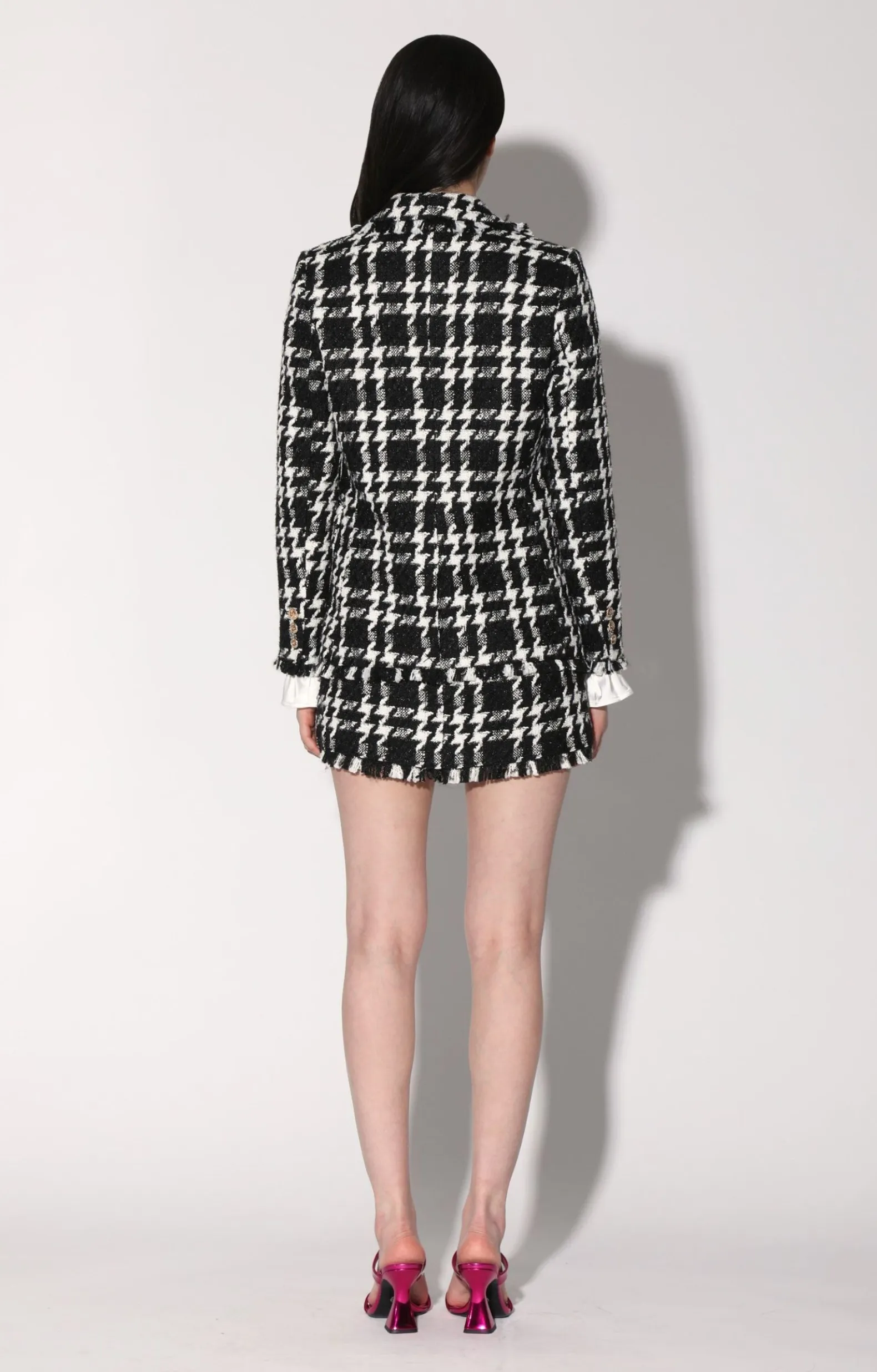 Jackets>Walter Baker Damon Blazer, Heritage Tweed Black