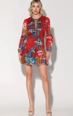 Dresses>Walter Baker Devina Dress, Rio Palm