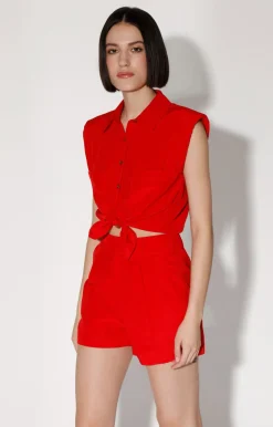 Tops>Walter Baker Donatella Top, Red