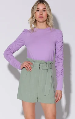 Tops>Walter Baker Dot Top, Lavender