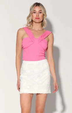 Bottoms>Walter Baker Faith Skirt, Sunflower Embroidery