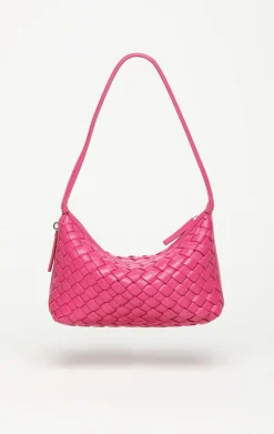 Handbags>Walter Baker Hazel Shoulder, Bright Pink