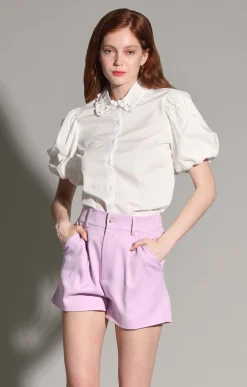 Bottoms>Walter Baker Jasmine Short, Lavender