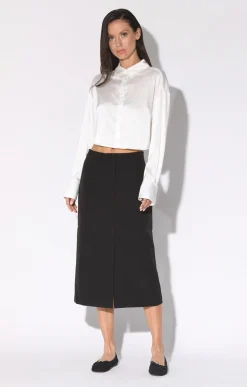 Bottoms>Walter Baker Justyce Skirt, Black