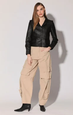 Jackets>Walter Baker Karter Jacket, Black-Leather