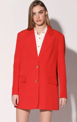 Jackets>Walter Baker Kira Blazer, Cherry