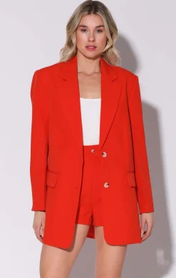 Jackets>Walter Baker Kira Blazer, Clementine