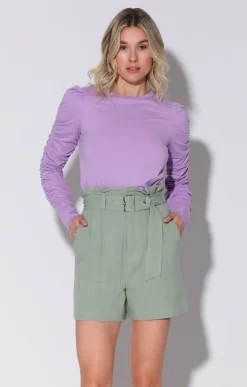 Bottoms>Walter Baker Layleen Short, Sage