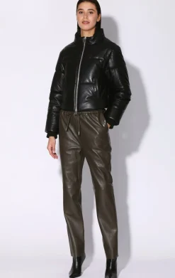 Leather>Walter Baker Lorenza Jacket, Black-Leather