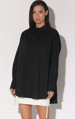 Tops>Walter Baker Maddy Top, Black