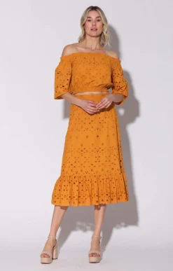 Bottoms>Walter Baker Mannie Skirt, Ginger Eyelet