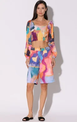 Bottoms>Walter Baker Marlow Short, Mod Abstract