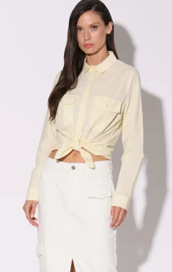 Tops>Walter Baker Marsha Top, Custard