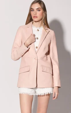 Jackets>Walter Baker Mia Blazer, Ballet-Leather