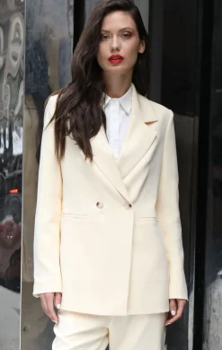 Jackets>Walter Baker Misha Blazer, Meringue