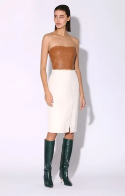 Bottoms>Walter Baker Parker Skirt, Bone