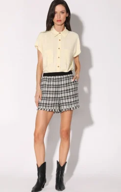Bottoms>Walter Baker Romi Short, Montauk Tweed