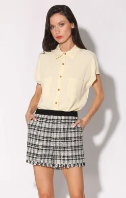 Bottoms>Walter Baker Romi Short, Montauk Tweed