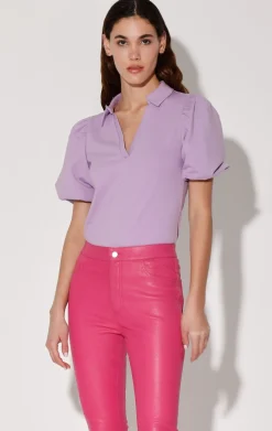 Tops>Walter Baker Sheila Top, Lavender