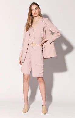 Bottoms>Walter Baker Theo Short, Cagney Stripe Blush