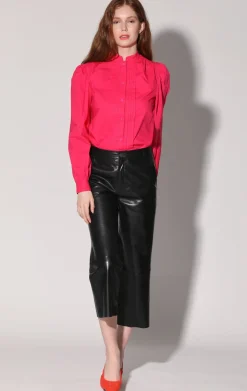 Bottoms>Walter Baker Venice Pant, Black-Leather