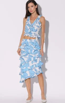 Bottoms>Walter Baker Vera Skirt, Paradise Palm