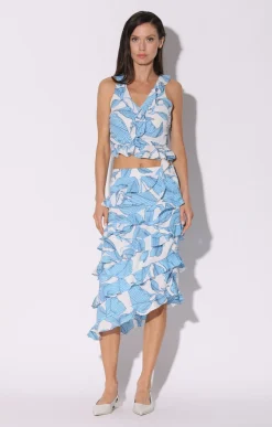 Bottoms>Walter Baker Vera Skirt, Paradise Palm