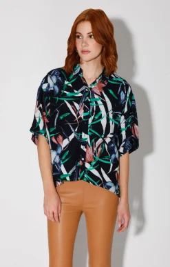 Tops>Walter Baker Veronica Top, Midnight Tulip