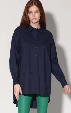 Tops>Walter Baker Vincenza Top, Navy
