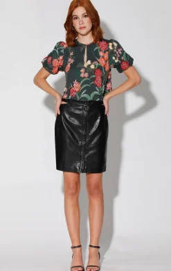 Tops>Walter Baker Wendy Top, Rain Forest